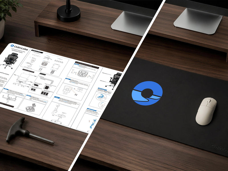 OdinLake L3 Ergonomic Chair: A Manual & Desk Mat in One