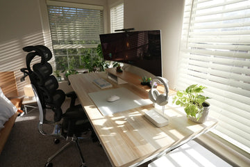OdinLake office chair with five caster base positioned at a home workstation